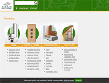 Tablet Screenshot of geusokna.cz